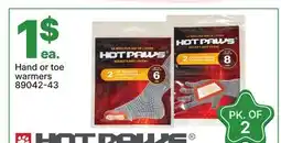 Rossy Hand or toe warmers offer