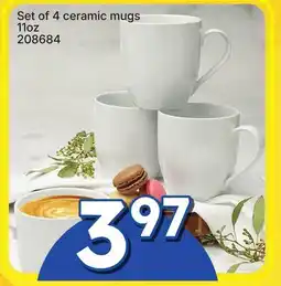 Rossy Set of 4 ceramic mugs offer