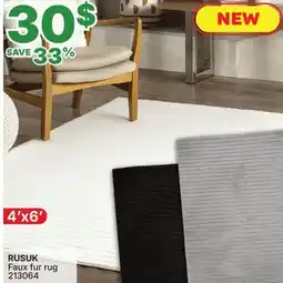 Rossy RUSUK Faux fur rug offer