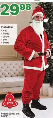 Rossy Plush Santa suit offer