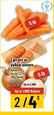 Mayrand Carrots or yellow onions Sac de 2,27 kg offer