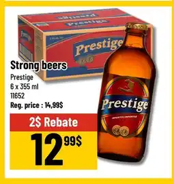 Mayrand Prestige 5.6% Dry Beer Bottles 6 x 355 ml offer
