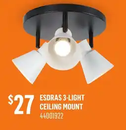 Canac Esdras 3-Light Ceiling Mount offer