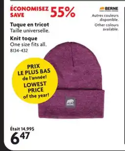 Home Hardware Tuque en tricot offer