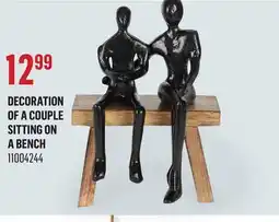 Canac Decoration of a Couple Sitting on a Bench offer