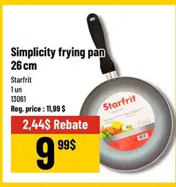 Mayrand Starfrit Simplicity Black Frying Pan 26 cm offer