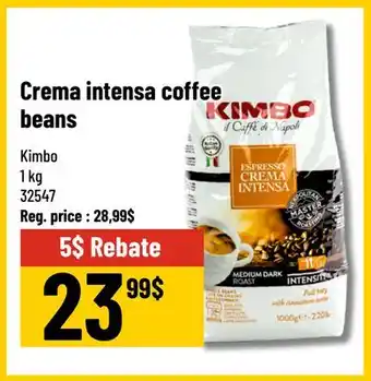 Mayrand Crema intensa coffee beans Kimbo 1 kg offer