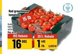 Mayrand Greenhouse tomatoes 15 lb offer