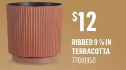 Canac Ribbed Plant Pot 9 7/8in offer