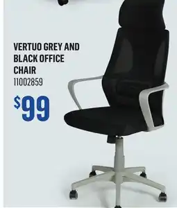 Canac VERTUO Grey and Black Office chair offer