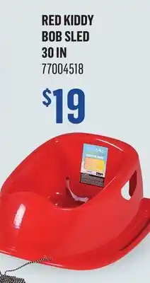 Canac Red Kiddy Bob Sled 30in offer