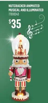 Canac Nutcracker Animated Musical and Illuminated offer