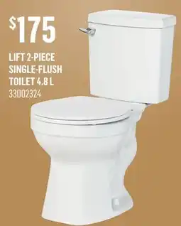 Canac Lift 2-Piece Single-Flush Toilet 4.8 L offer