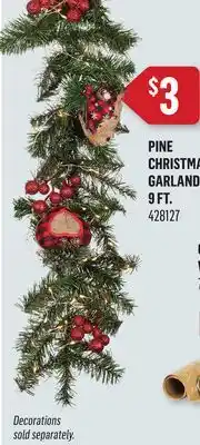 Canac Pine Christmas Garland 9 ft offer