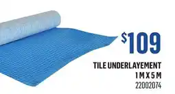 Canac Tile Underlayement 1mx5m offer