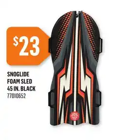 Canac Snoglide Foam Sled 45 in. Black offer