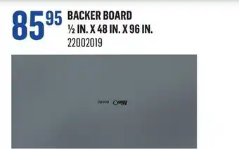 Canac Backer Board 1/2 in.x48in.X96in offer