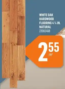 Canac White Oak Hardwood Flooring 41/4in Natural offer