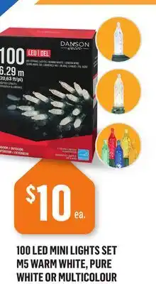 Canac 100 LED MINI LIGHTS SET M5 WARM WHITE, PURE WHITE OR MULTICOLOUR offer