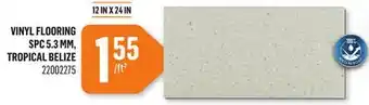 Canac VINYL FLOORING SPC 5.3 MM, TROPICAL BELIZE offer