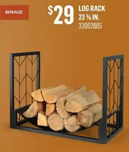 Canac Log Rack 23 5/8 in offer