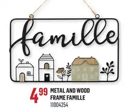 Canac Metal and Wood Frame Famille offer