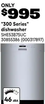 RONA BOSCH 300 Series dishwasher offer