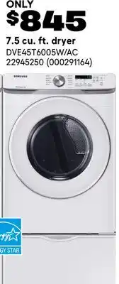 RONA 7.5 cu. ft. dryer offer
