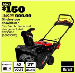 RONA Single-stage snowblower offer