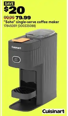 RONA CUISINART Soho single-serve coffee maker offer