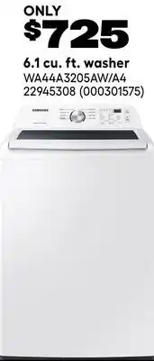 RONA 6.1 cu. ft. washer offer