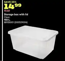 RONA 102-L Storage box with lid offer
