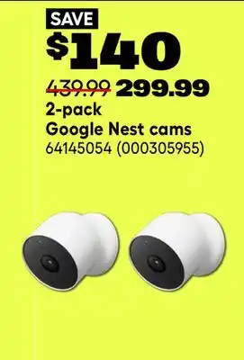 RONA 2-pack Google Nest cams offer