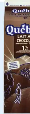 Walmart Québon chocolate milk offer