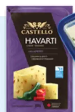 Walmart Castello Havarti cheese blocks or Traditional, Creamy Blue or Gouda cheese offer