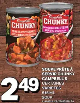 L'Intermarché SOUPE PRÊTE À SERVIR CHUNKY / SOUP, 515 ML offer