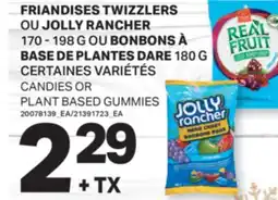 L'Intermarché FRIANDISES, 170 - 198 G OU BONBONS À BASE DE PLANTES, 180G | CANDIES OR PLANT BASED GUMMIES offer