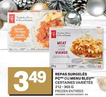 L'Intermarché REPAS SURGELÉS | FROZEN ENTRÉES, 212 - 365 G offer