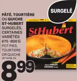 L'Intermarché PÂTÉ, TOURTIÈRE OU QUICHE | POT PIES, TOURTIERE OR QUICHE, 675 -800 G offer