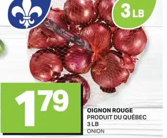 L'Intermarché OIGNON ROUGE / ONION, 3 LB offer