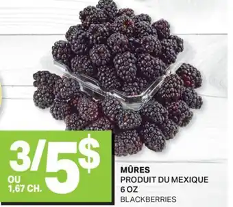 L'Intermarché MÛRES | BLACKBERRIES, 6 OZ offer
