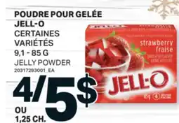 L'Intermarché POUDRE POUR GELÉE JELL-O | JELLY POWDER offer