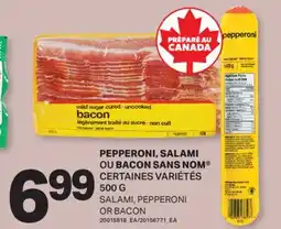 L'Intermarché PEPPERONI, SALAMI OU BACON | SALAMI, PEPPERONI OR BACON, 500 G offer
