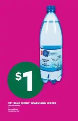 No Frills PC BLUE MENU Sparkling Water offer