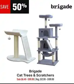 Ren’s Pets Depot Brigade Cat Trees & Scratchers offer