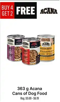 Ren’s Pets Depot 363 g Acana Cans of Dog Food offer
