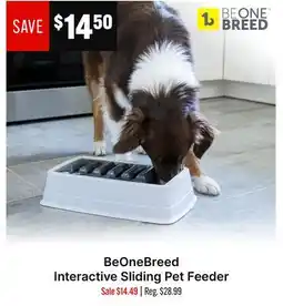 Ren’s Pets Depot BeOneBreed Interactive Sliding Pet Feeder offer