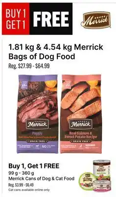 Ren’s Pets Depot 1.81 kg & 4.54 kg Merrick Bags of Dog Food offer