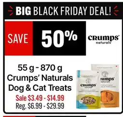 Ren’s Pets Depot Crumps' Naturals Dog & Cat Treats offer