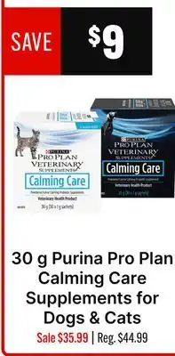 Ren’s Pets Depot Purina Pro Plan Calming Care Supplements for Dogs & Cats offer